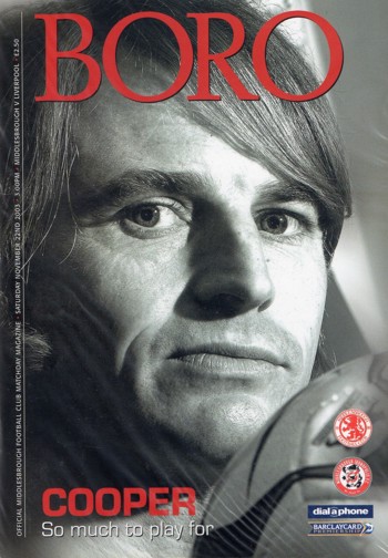 Match programme